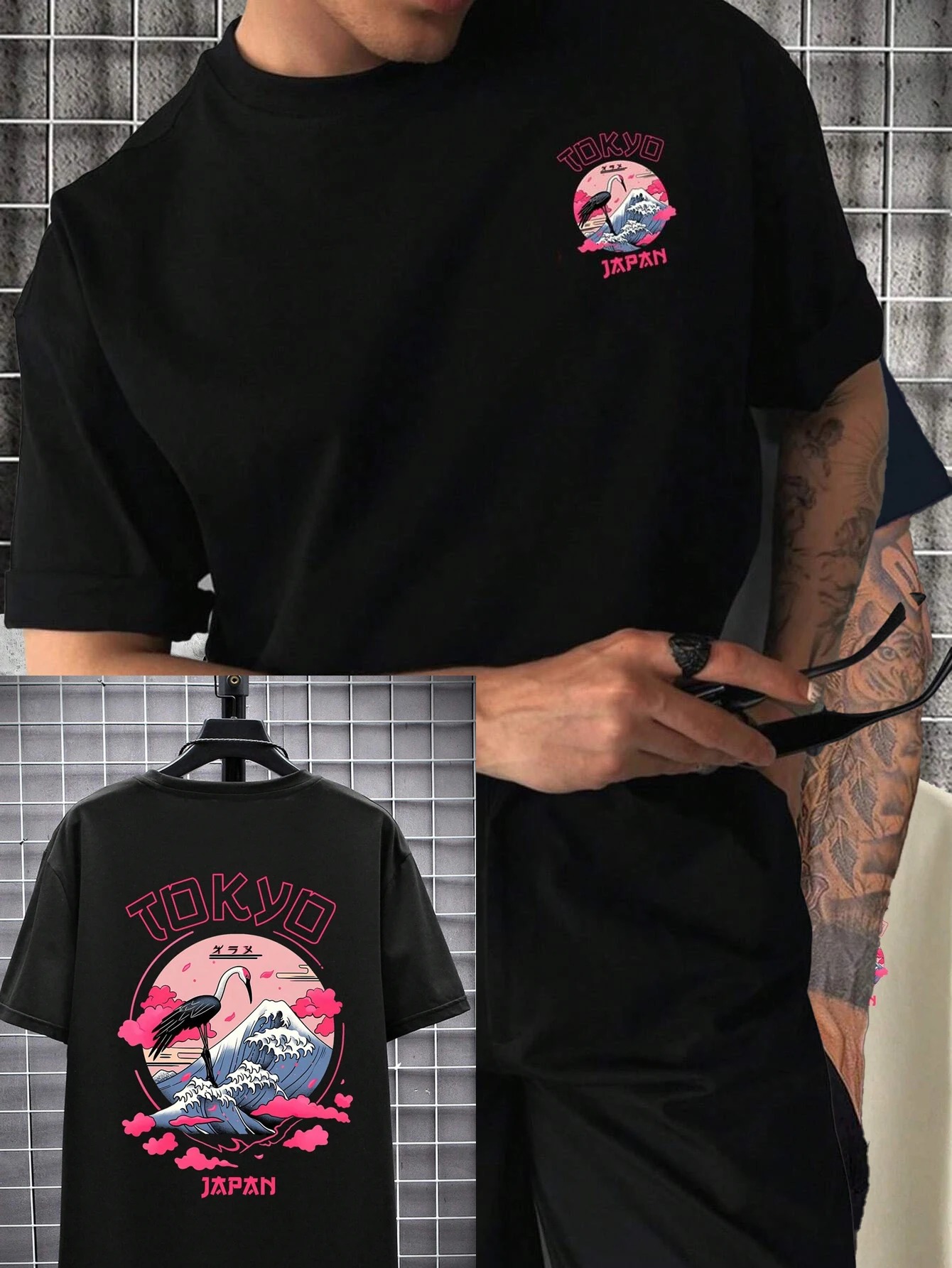 Brand Streetwear Tokyo - Футболка «Токио», роскошный брендовый модный топ