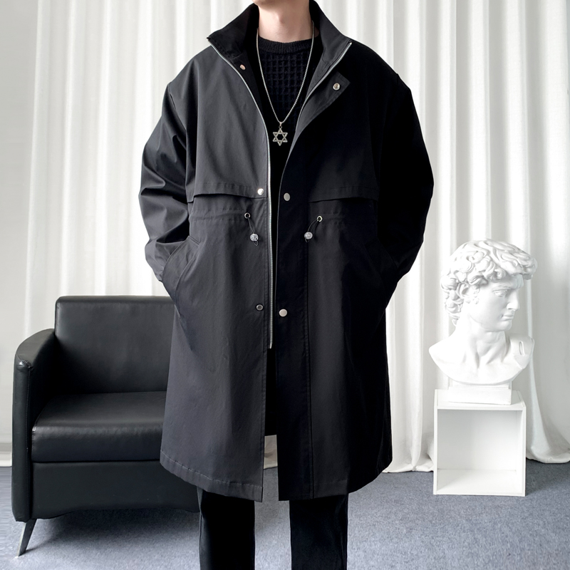 Streetwear Clothing Brands - Тренч, новый плащ, корейское мужское модное
