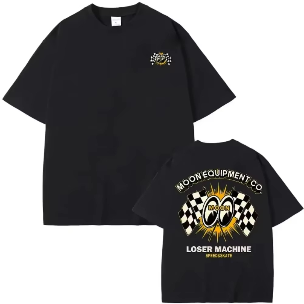 Streetwear Brand Shirts - Футболка унисекс 2026 Red Roadster Moon
