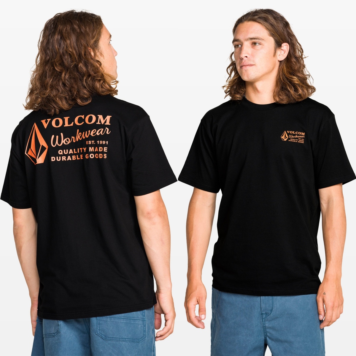Streetwear Brand Shirts - Футболка Workwear Volcom Outdoor Extreme Sports,