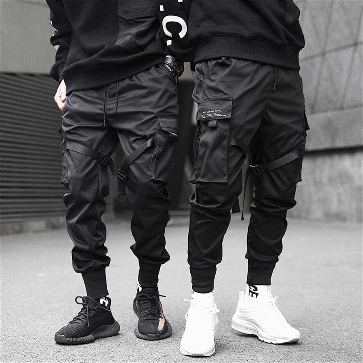 Черные брюки-карго в стиле хип – обзор и цена Streetwear Brand Fashion