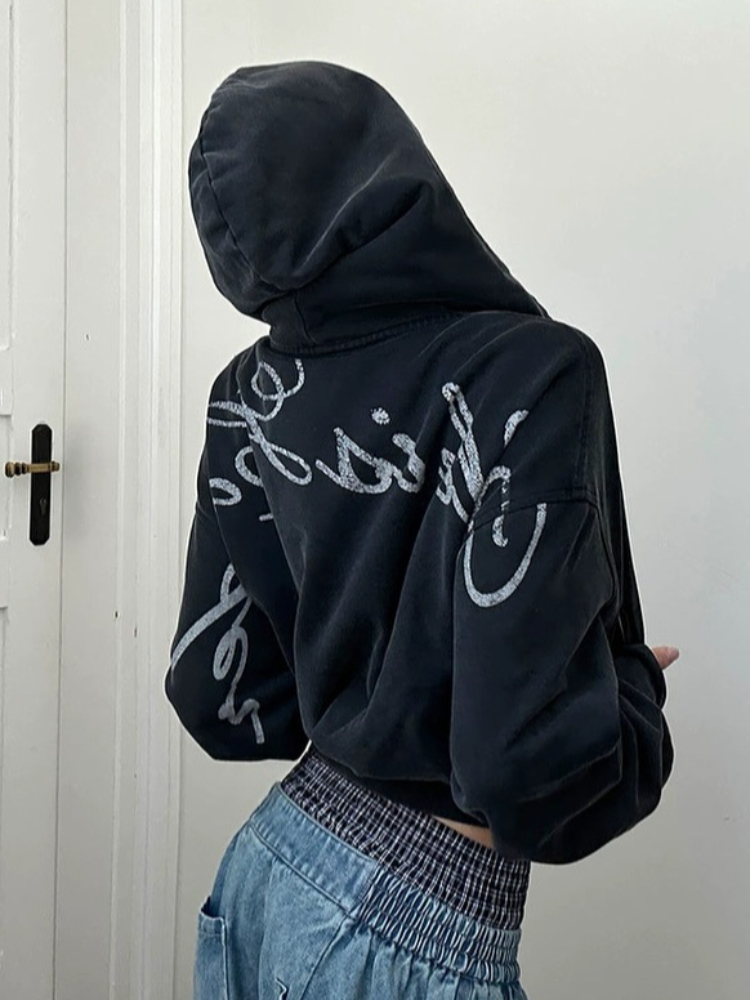 Осень/зима Ins модная модная б – обзор и цена Gothic Streetwear Brand